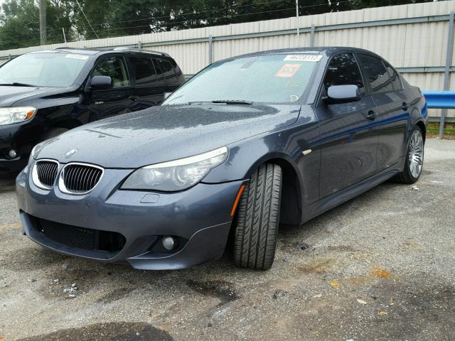 WBANW53569CT55921 - 2009 BMW 550 I GREEN photo 2