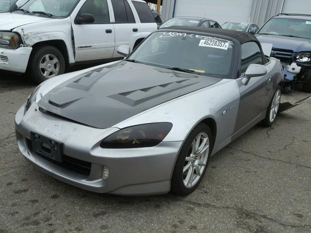 JHMAP21404T003979 - 2004 HONDA S2000 SILVER photo 2