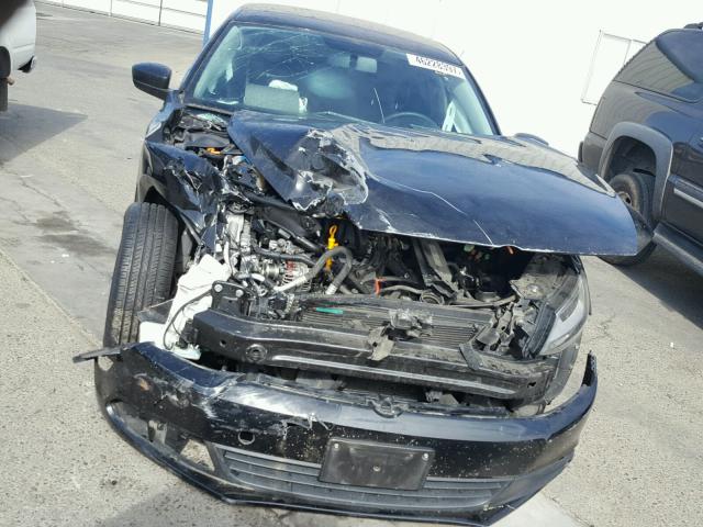 3VW2K7AJ7DM254887 - 2013 VOLKSWAGEN JETTA BASE BLACK photo 9