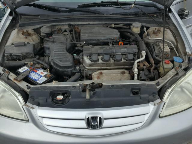 1HGES26761L031612 - 2001 HONDA CIVIC EX Qəhvəyi foto 7