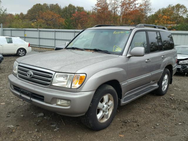 JTEHT05J842051649 - 2004 TOYOTA LAND CRUIS BEIGE photo 2