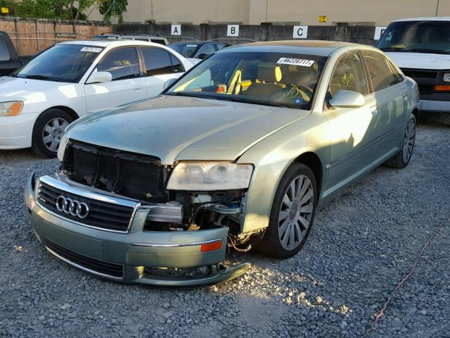 WAUML44E74N023822 - 2004 AUDI A8 L QUATT GREEN photo 2