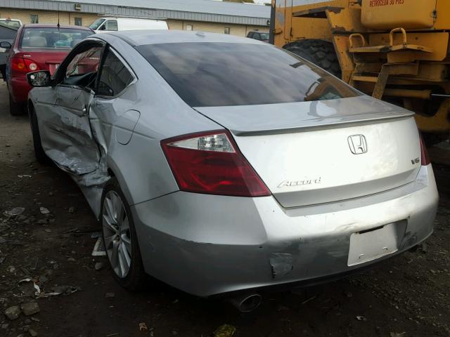 1HGCS228X9A004975 - 2009 HONDA ACCORD EXL SILVER photo 3
