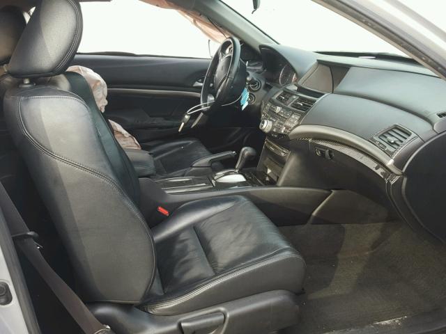 1HGCS228X9A004975 - 2009 HONDA ACCORD EXL SILVER photo 5