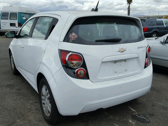 1G1JC6SG1D4228993 - 2013 CHEVROLET SONIC LT WHITE photo 3