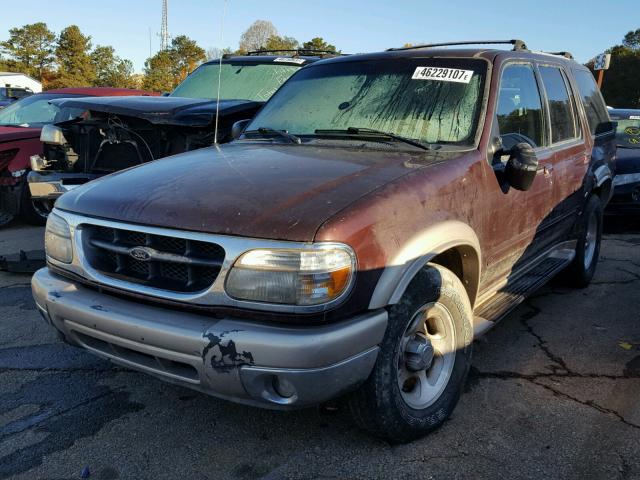 1FMZU74E2YUB50363 - 2000 FORD EXPLORER BROWN photo 2