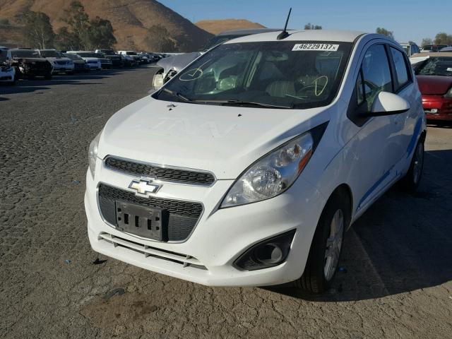 KL8CB6S97DC556700 - 2013 CHEVROLET SPARK LS WHITE photo 2