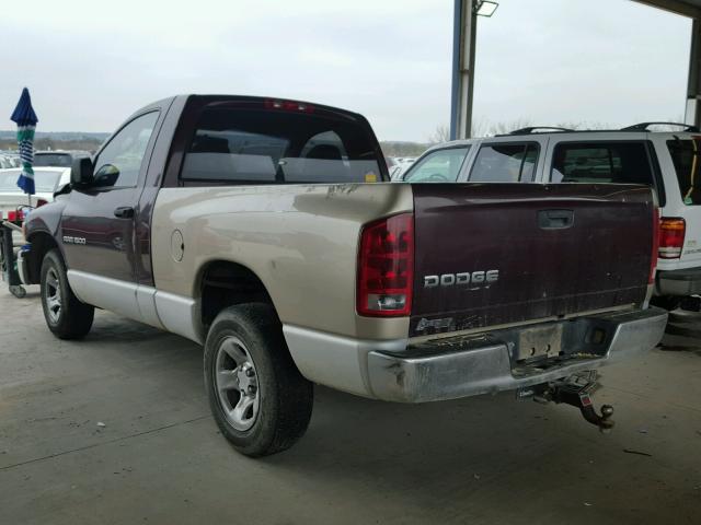 1D7HA16K54J109364 - 2004 DODGE RAM 1500 BURGUNDY photo 3