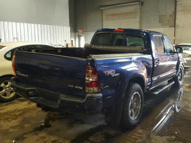 5TEMU52NX7Z412027 - 2007 TOYOTA TACOMA DOU BLUE photo 4