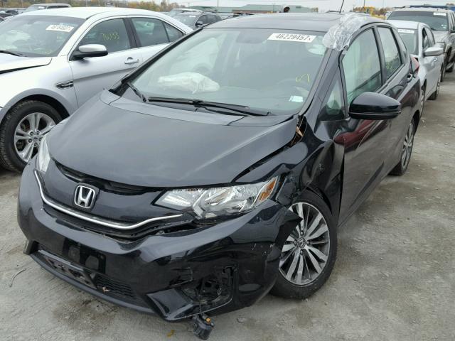 3HGGK5H87FM707801 - 2015 HONDA FIT EX BLACK photo 2