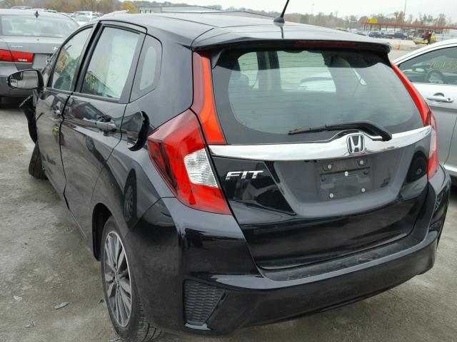 3HGGK5H87FM707801 - 2015 HONDA FIT EX BLACK photo 3