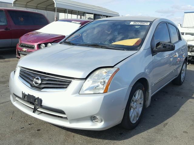 3N1AB6AP1CL748182 - 2012 NISSAN SENTRA 2.0 SILVER photo 2