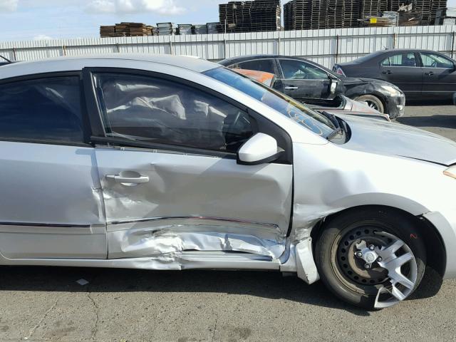 3N1AB6AP1CL748182 - 2012 NISSAN SENTRA 2.0 SILVER photo 9