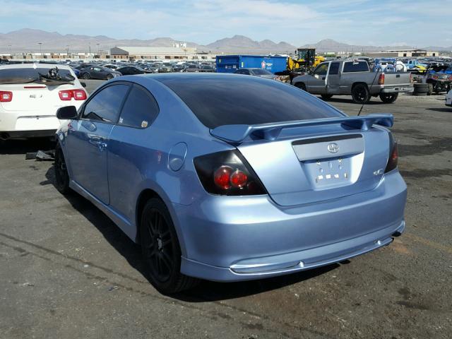 JTKDE167180255225 - 2008 TOYOTA SCION TC ლურჯი ფოტო 3
