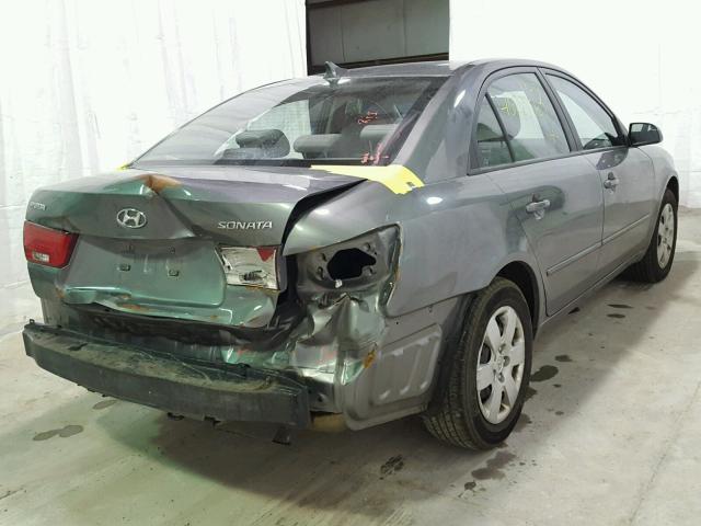 5NPET4ACXAH640377 - 2010 HYUNDAI SONATA GLS GRAY photo 4