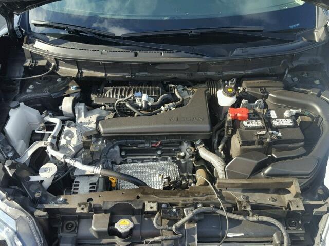 5N1AT2MV4FC927048 - 2015 NISSAN ROGUE S GRAY photo 7