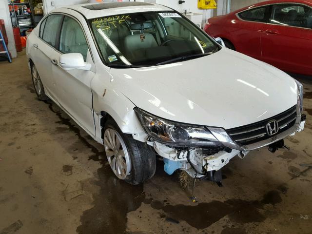 1HGCR2F82FA124044 - 2015 HONDA ACCORD EXL WHITE photo 1