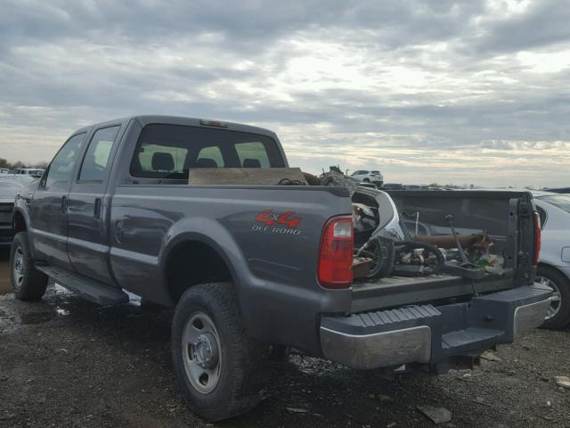 1FTWW31RX9EB17835 - 2009 FORD F350 SUPER GRAY photo 3