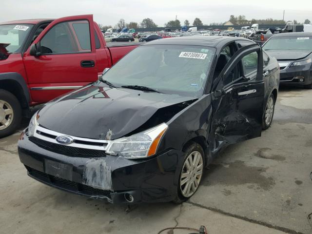 1FAHP3HN4AW245744 - 2010 FORD FOCUS SEL BLACK photo 2