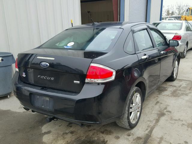 1FAHP3HN4AW245744 - 2010 FORD FOCUS SEL BLACK photo 4