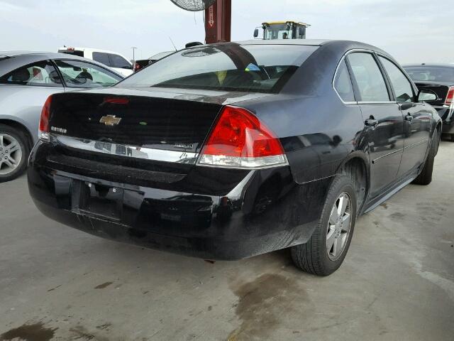 2G1WF5EK4B1222198 - 2011 CHEVROLET IMPALA LS BLACK photo 4