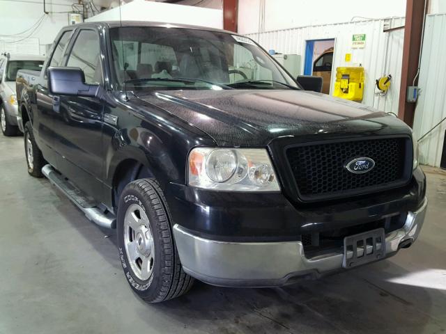 1FTPX12524NA28934 - 2004 FORD F150 BLACK photo 1