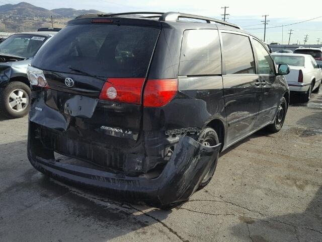 5TDKK4CC9AS292892 - 2010 TOYOTA SIENNA CE BLACK photo 4