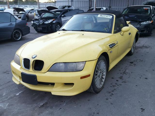 WBSCK9340YLC91471 - 2000 BMW M ROADSTER YELLOW photo 2