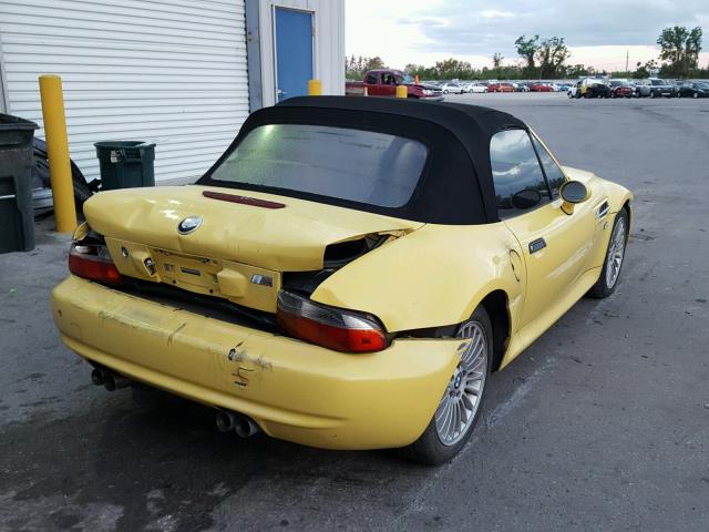 WBSCK9340YLC91471 - 2000 BMW M ROADSTER YELLOW photo 4