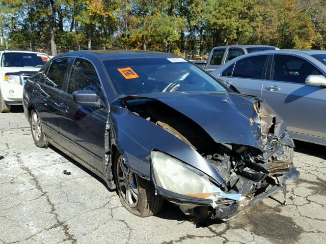 1HGCM56736A114940 - 2006 HONDA ACCORD EX GRAY photo 1