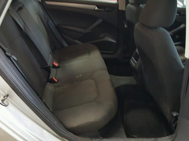 1VWAP7A31DC060131 - 2013 VOLKSWAGEN PASSAT S فضي صورة 6