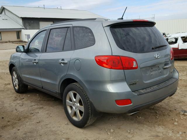 5NMSH73E68H152409 - 2008 HYUNDAI SANTA FE S BLUE photo 3