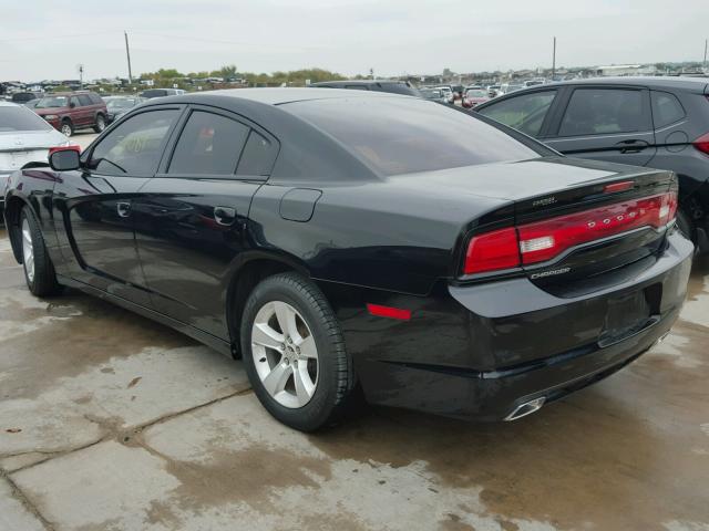 2C3CDXBG5DH717472 - 2013 DODGE CHARGER SE BLACK photo 3