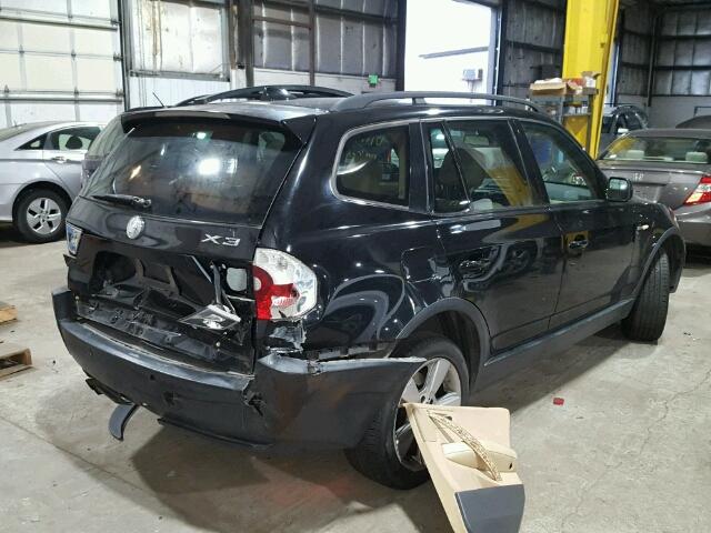 WBXPA73404WB28623 - 2004 BMW X3 2.5I BLACK photo 4