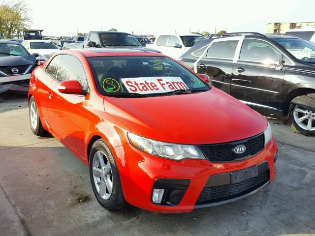 KNAFW6A30A5308758 - 2010 KIA FORTE RED photo 1