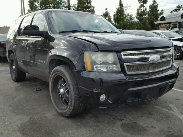 1GNFC13087R196964 - 2007 CHEVROLET TAHOE C150 BLACK photo 1