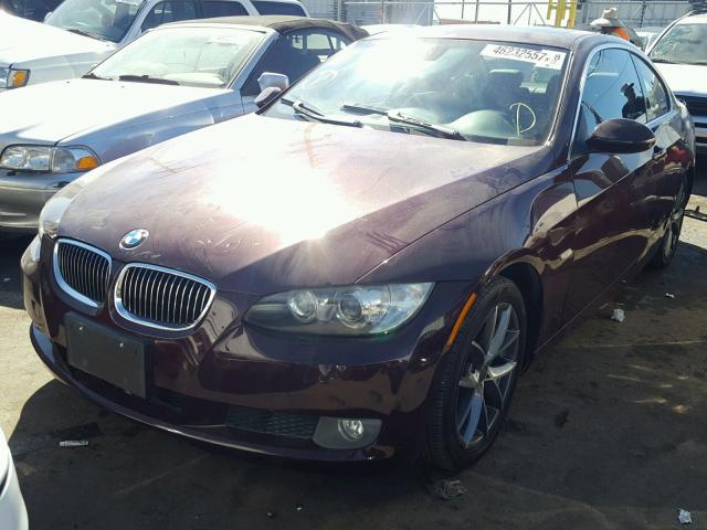 WBAWB33588P134834 - 2008 BMW 328 I BURGUNDY photo 2