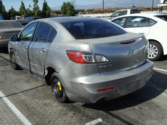 JM1BL1UG5C1551827 - 2012 MAZDA 3 I GRAY photo 3