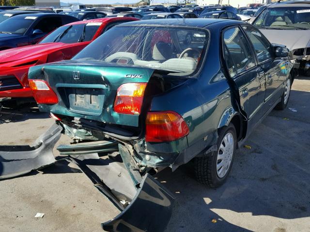 2HGEJ6610XH527484 - 1999 HONDA CIVIC BASE GREEN photo 4
