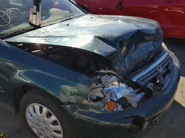 2HGEJ6610XH527484 - 1999 HONDA CIVIC BASE GREEN photo 9