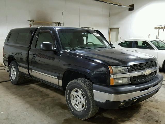 1GCEK14T33Z314512 - 2003 CHEVROLET SILVERADO BLACK photo 1