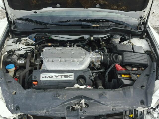 1HGCM66513A053295 - 2003 HONDA ACCORD EX WHITE photo 7