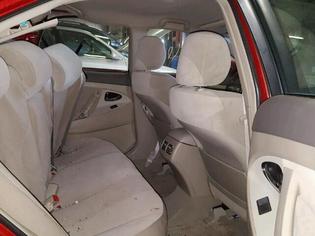 4T1BB46K77U023910 - 2007 TOYOTA CAMRY NEW RED photo 6