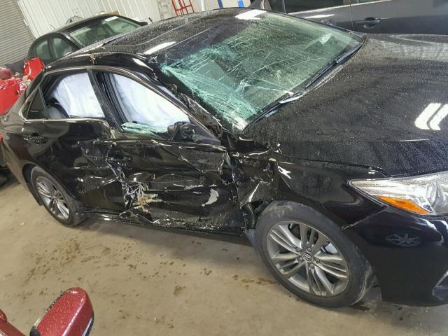 4T1BF1FK7FU111552 - 2015 TOYOTA CAMRY LE შავი ფოტო 9