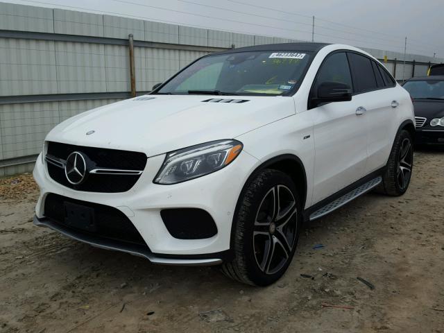 4JGED6EB5GA038797 - 2016 MERCEDES-BENZ GLE COUPE WHITE photo 2