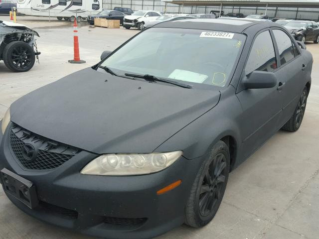 1YVFP80D035M10550 - 2003 MAZDA 6 BLACK photo 2