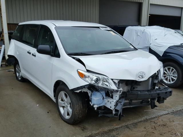 5TDZK3DC6FS607890 - 2015 TOYOTA SIENNA BAS WHITE photo 1