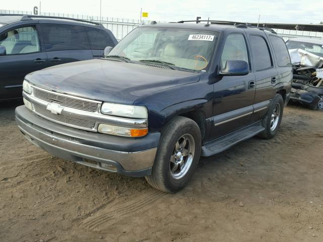 1GNEC13T24R125373 - 2004 CHEVROLET TAHOE C150 BLUE photo 2