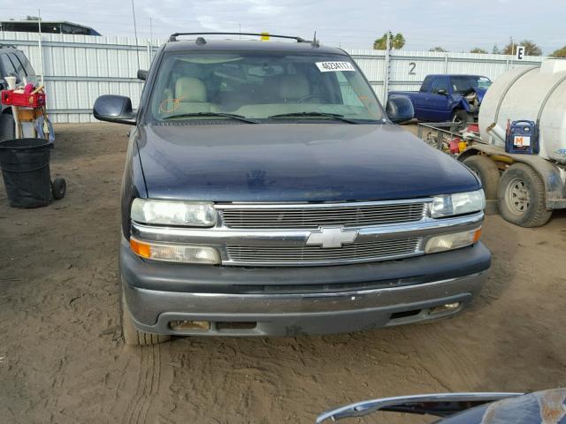 1GNEC13T24R125373 - 2004 CHEVROLET TAHOE C150 BLUE photo 9