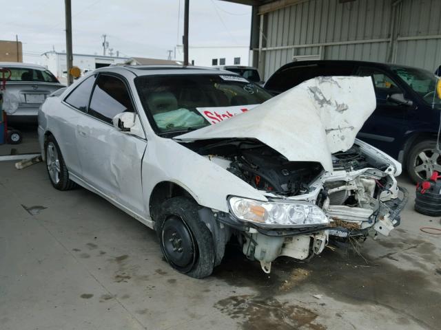 1HGCG22502A015089 - 2002 HONDA ACCORD EX WHITE photo 1